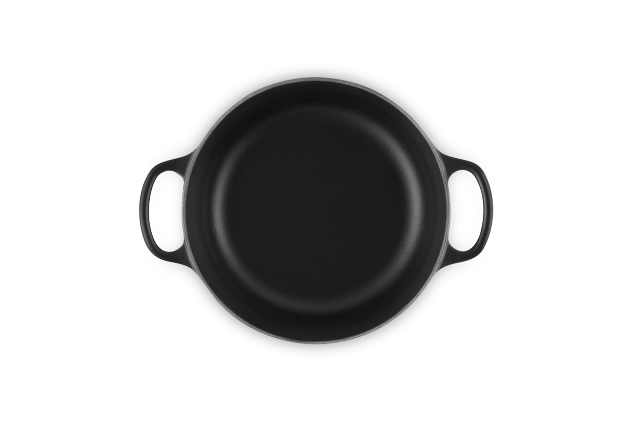 Le Creuset Gusseisen Topf 20 cm schwarz 7