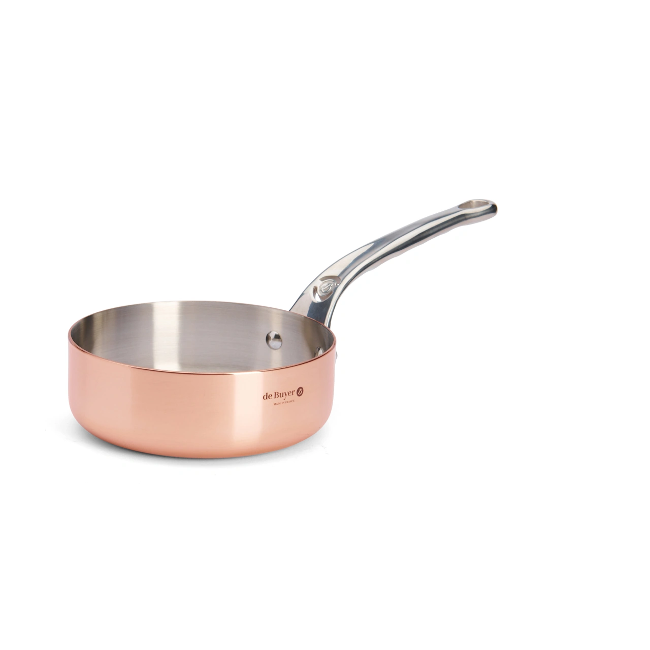De Buyer Kupfer Sauteuse Induktion 16 cm