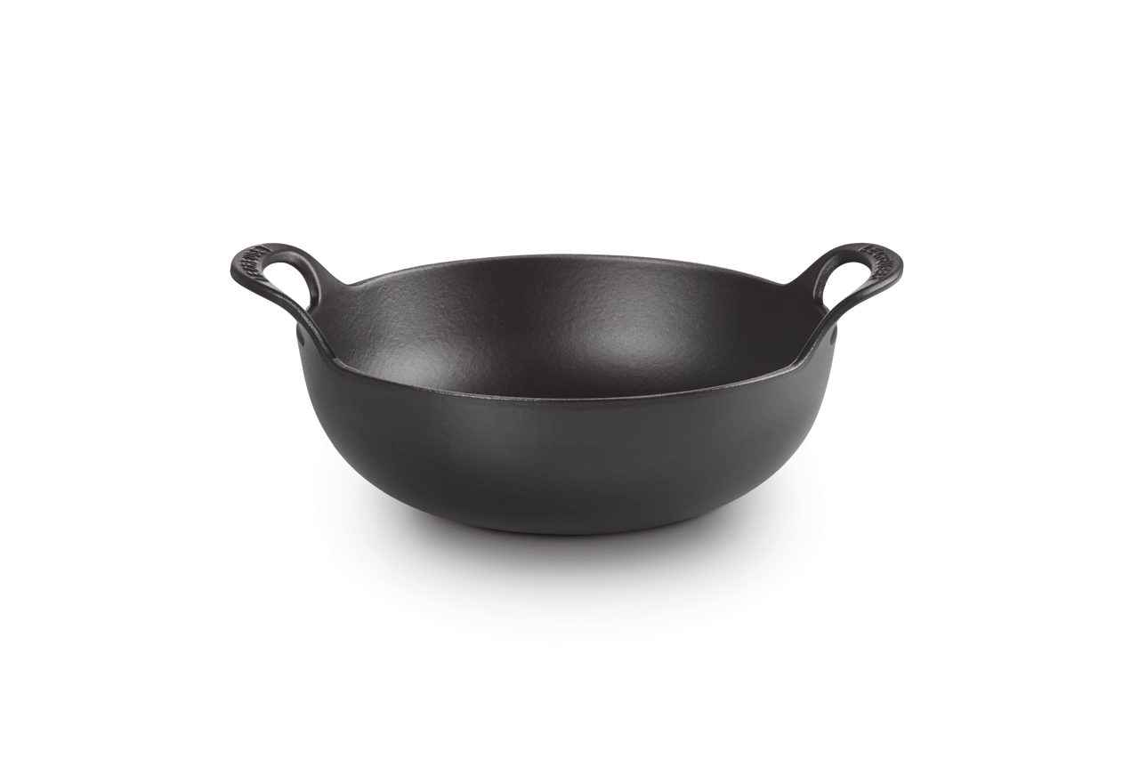 Le Creuset Gusseisen Topf Balti Dish 24 cm schwarz schwarz 2