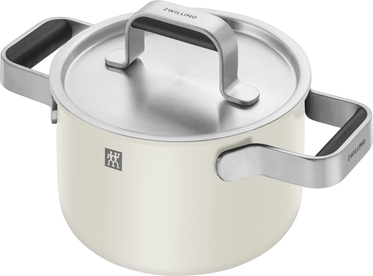 Zwilling Edelstahl Topfset Pure 5teilig elfenbein / creme creme 2
