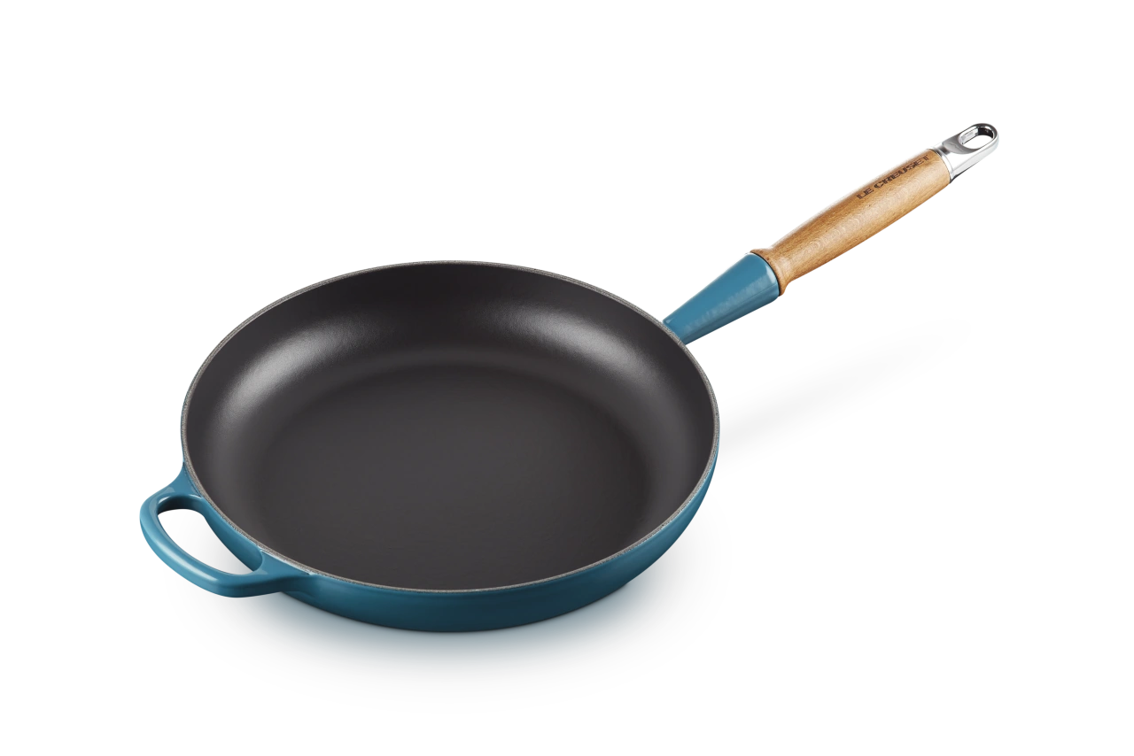 Le Creuset Gusseisen Bratpfanne 28 cm deep teal / grünblau deep teal / grünblau 4
