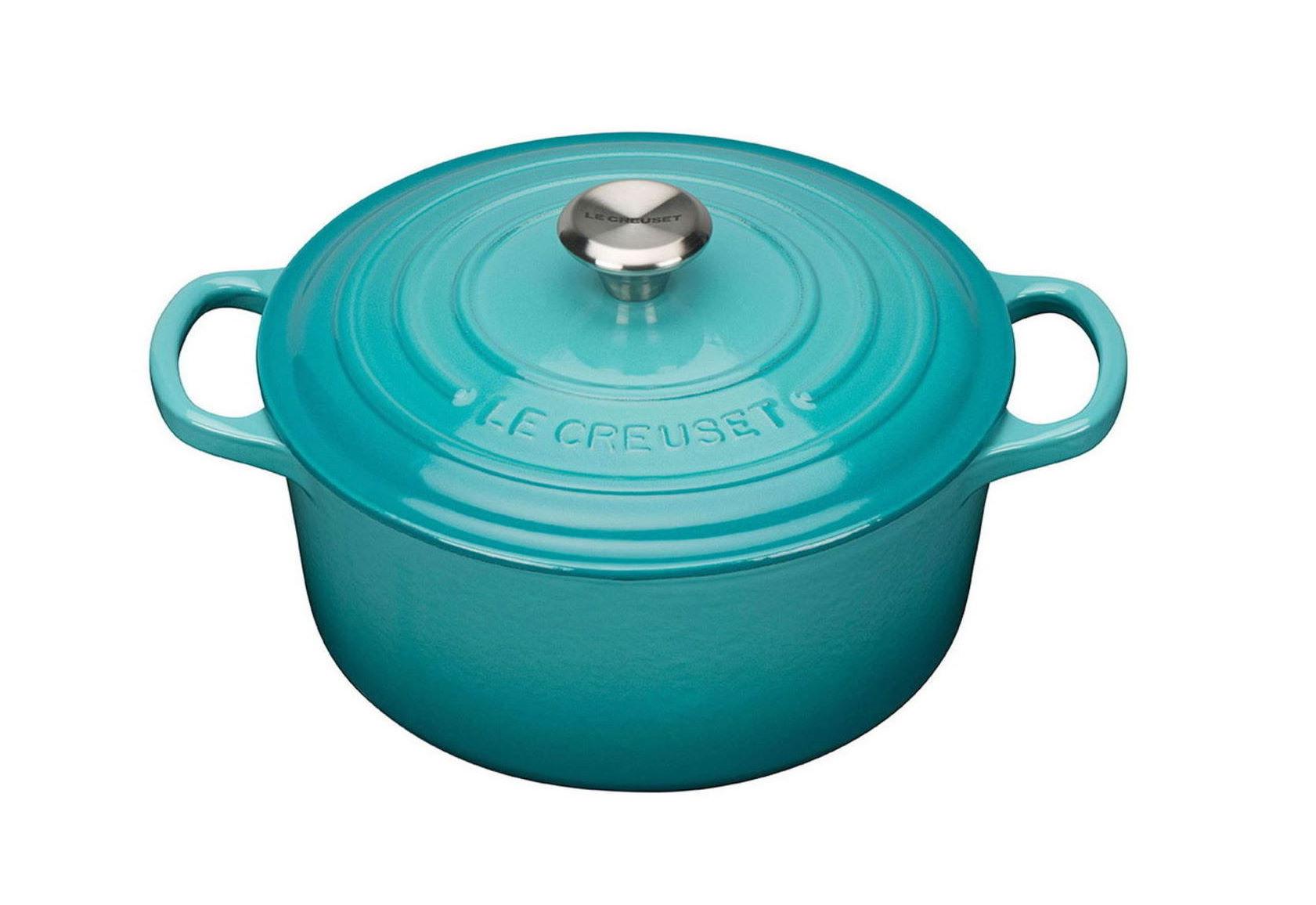 Le Creuset Gusseisen Topf 20 cm karibik / türkis 3