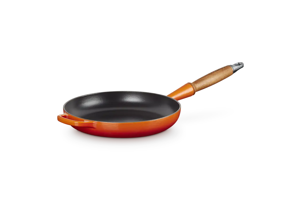 Le Creuset Gusseisen Bratpfanne 24 cm ofenrot / orange 2