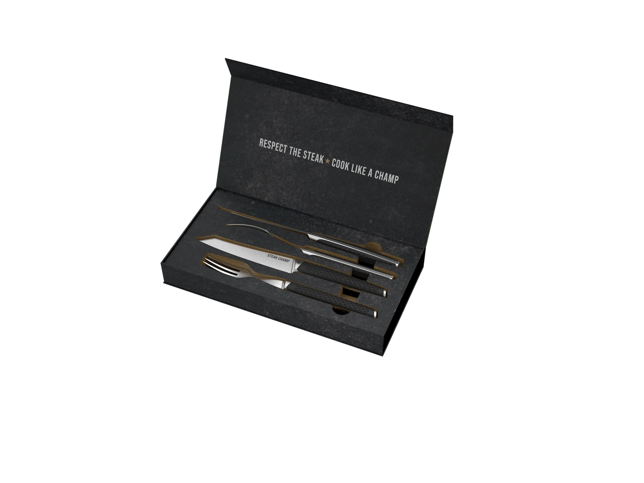 Steak Champ Steakbesteck 2 + 2 Prime Rib