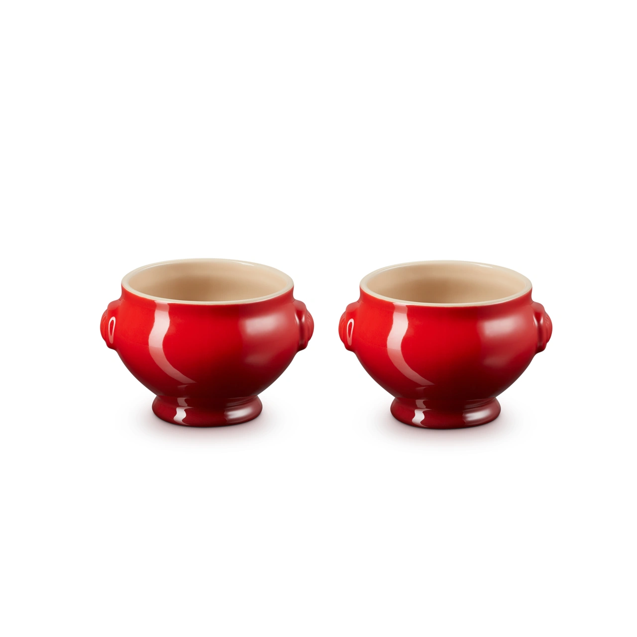 Le Creuset Suppenterrine 2er Set kirschrot kirschrot 1