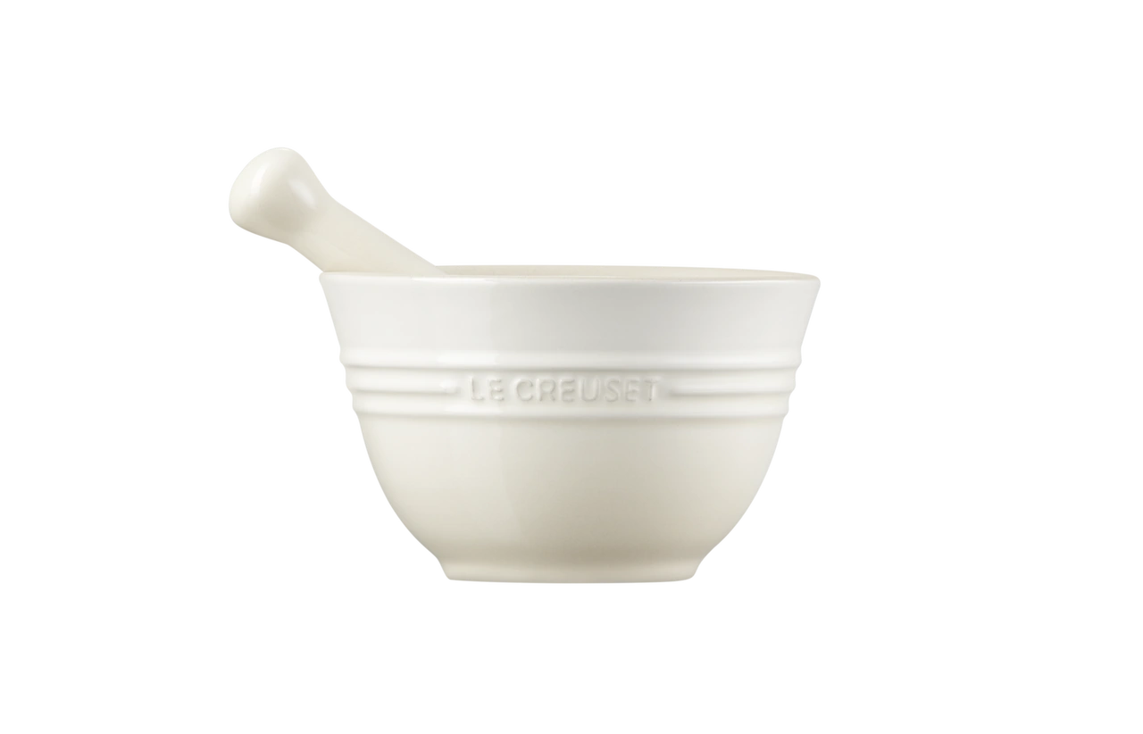 Le Creuset Keramik Mörser meringue / creme meringue / creme 3