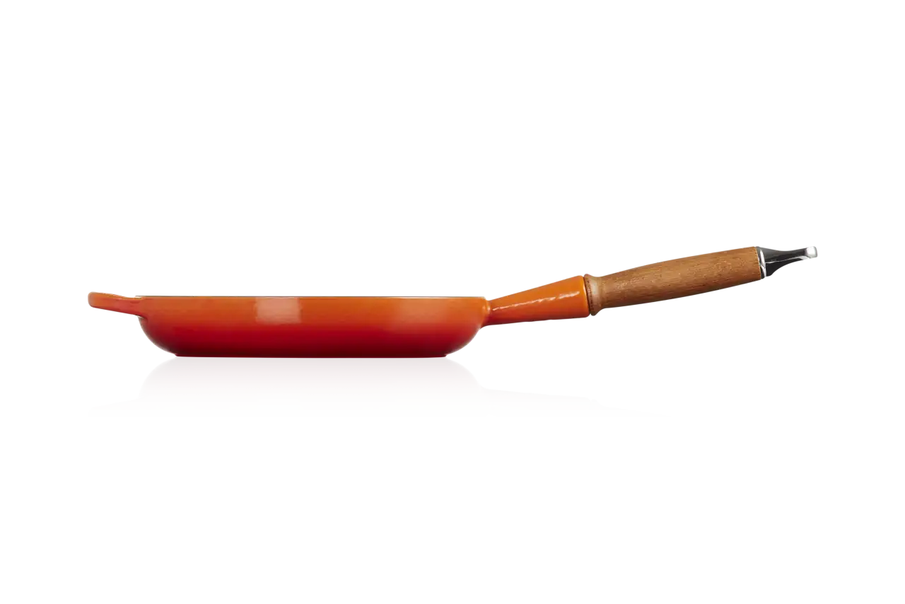 Le Creuset Gusseisen Bratpfanne 24 cm ofenrot / orange 4