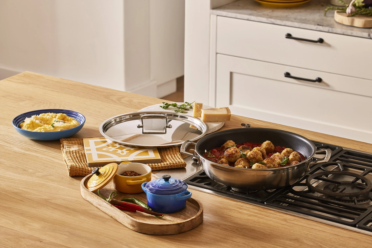 Le Creuset 3-ply Profipfanne antihaft 24 cm 6