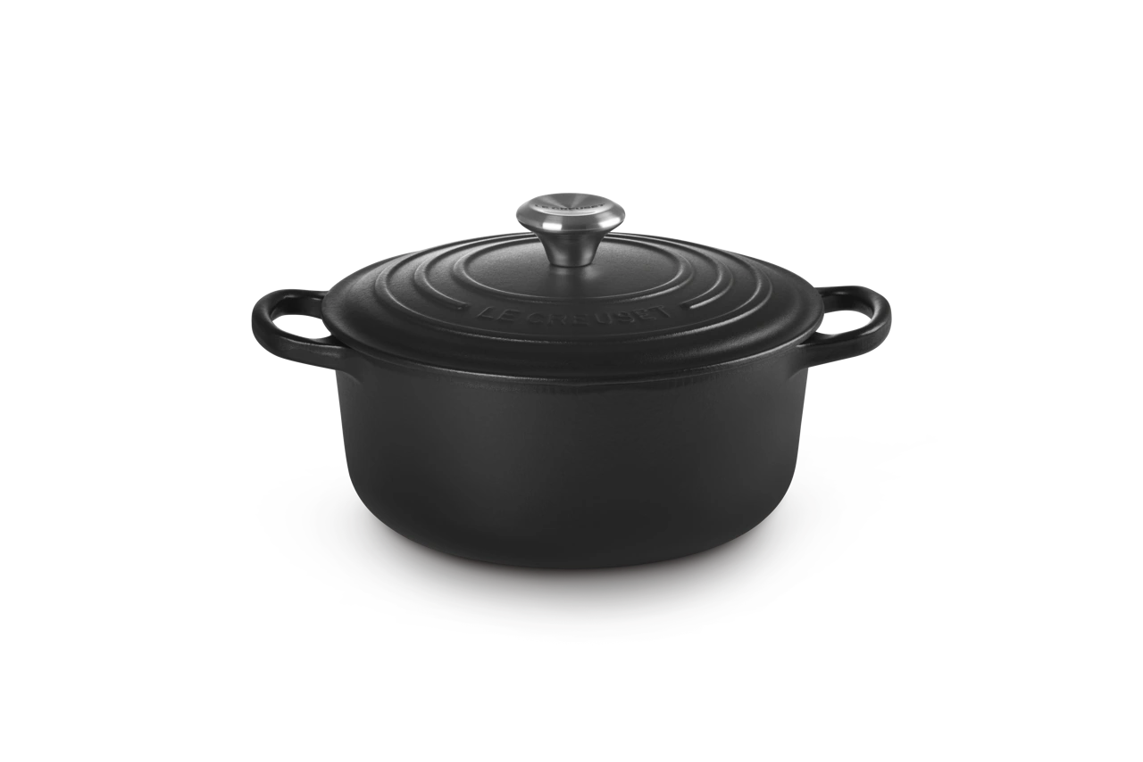 Le Creuset Gusseisen Topf 20 cm schwarz 4