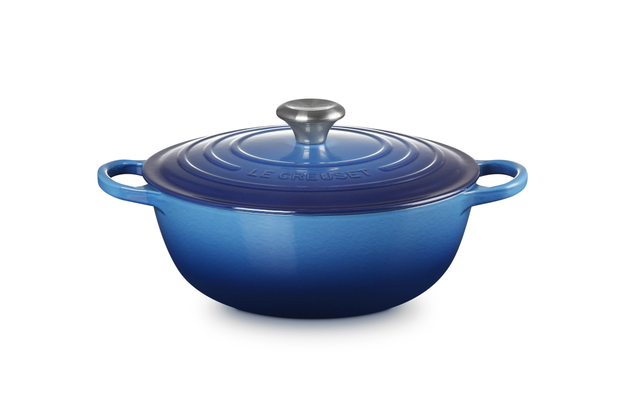 Le Creuset Topf La Marmite 26 cm azure / blau 2