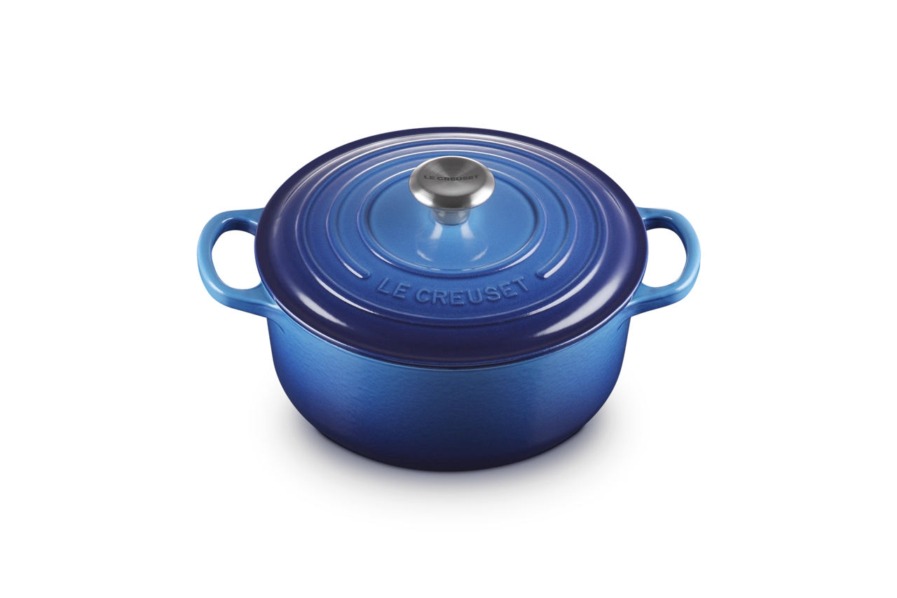Le Creuset Gusseisen Topf 20 cm azure / blau azure / blau 1