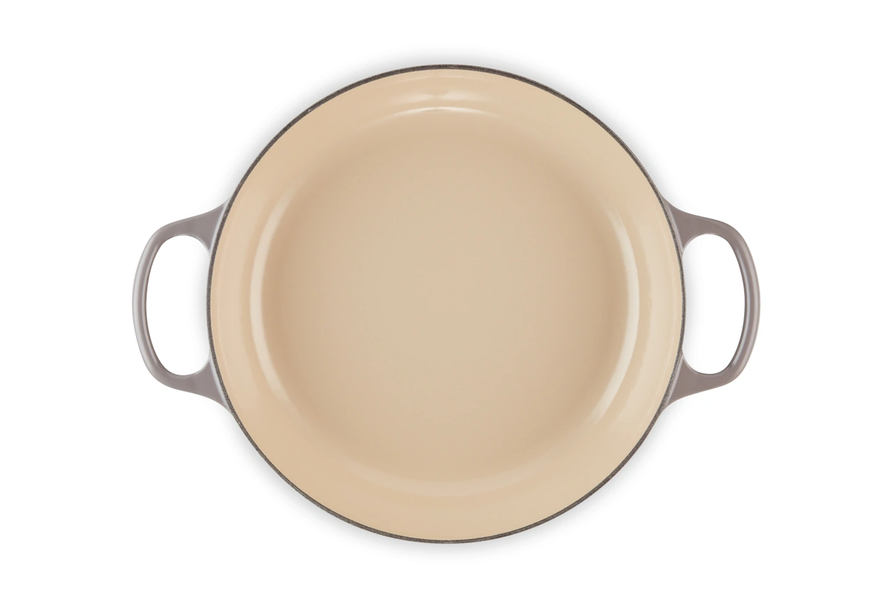 Le Creuset Gusseisen Gourmet Profitopf 30 cm flint / grau 6