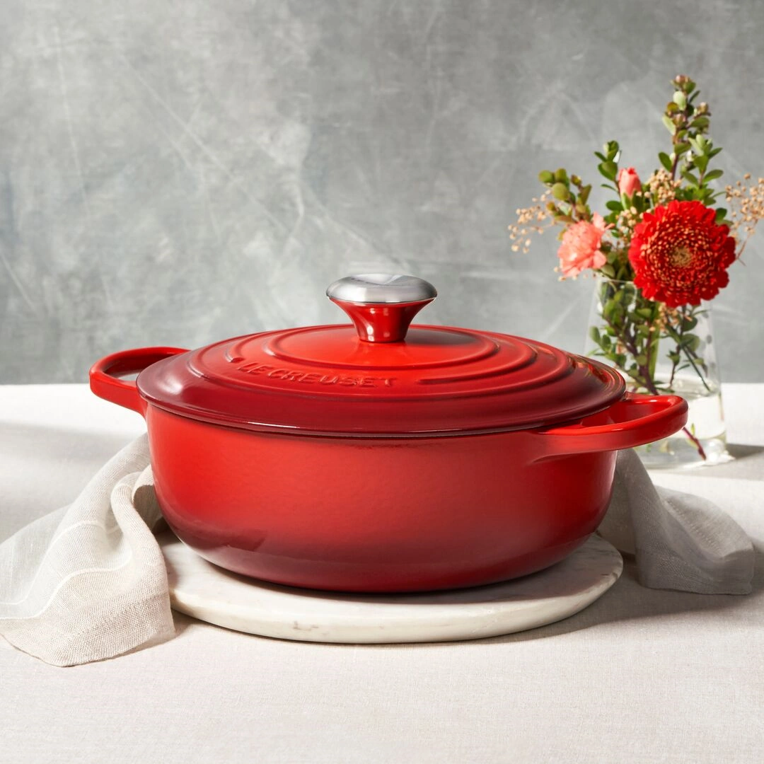 Le Creuset Sauteuse 24 cm kirschrot kirschrot 6