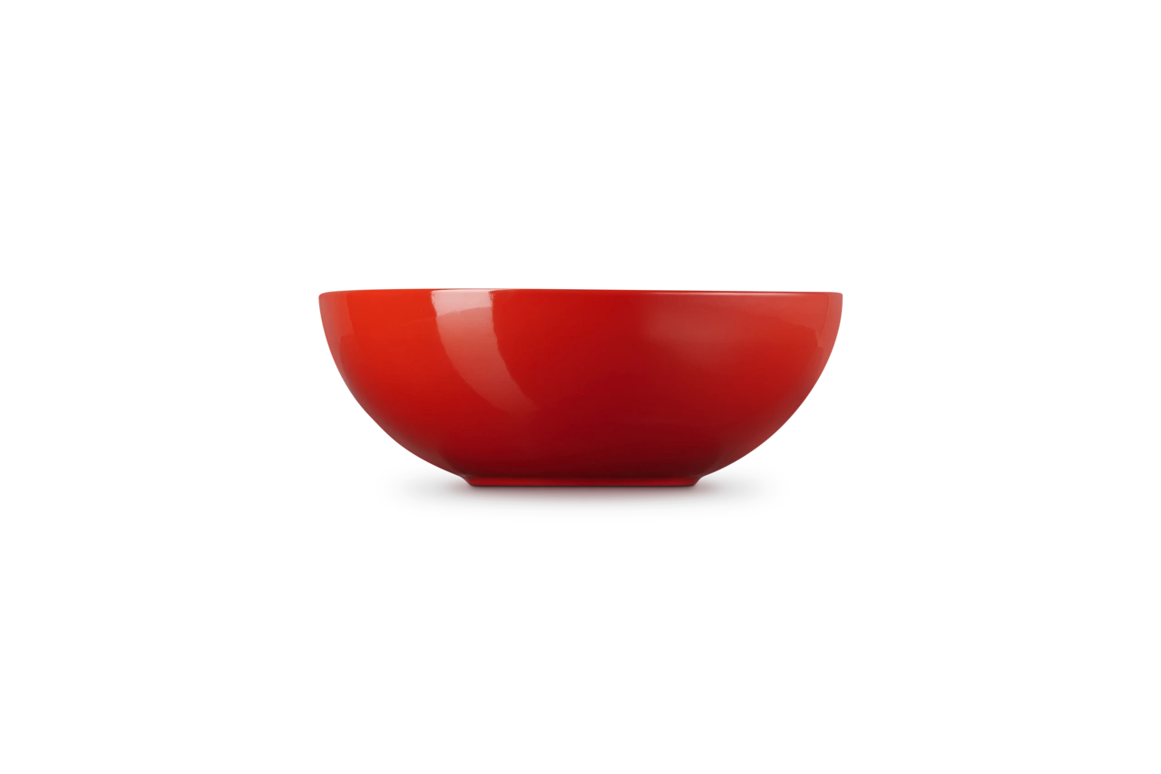 Le Creuset Keramik Salatschüssel 24 cm kirschrot kirschrot 3