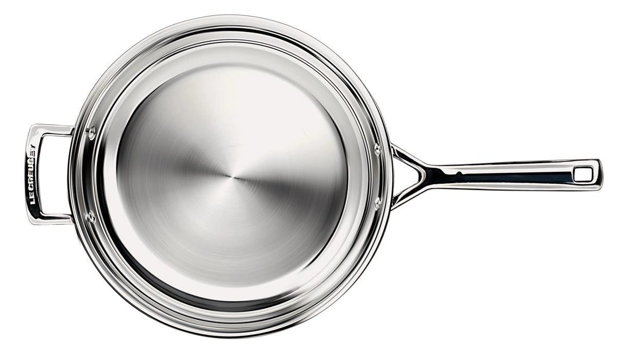 Le Creuset 3-ply Edelstahl Pfanne 28 cm 28 cm 2
