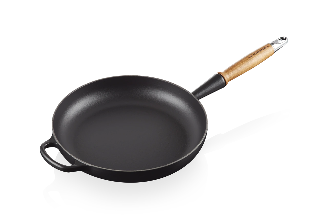 Le Creuset Gusseisen Bratpfanne 28 cm schwarz 2