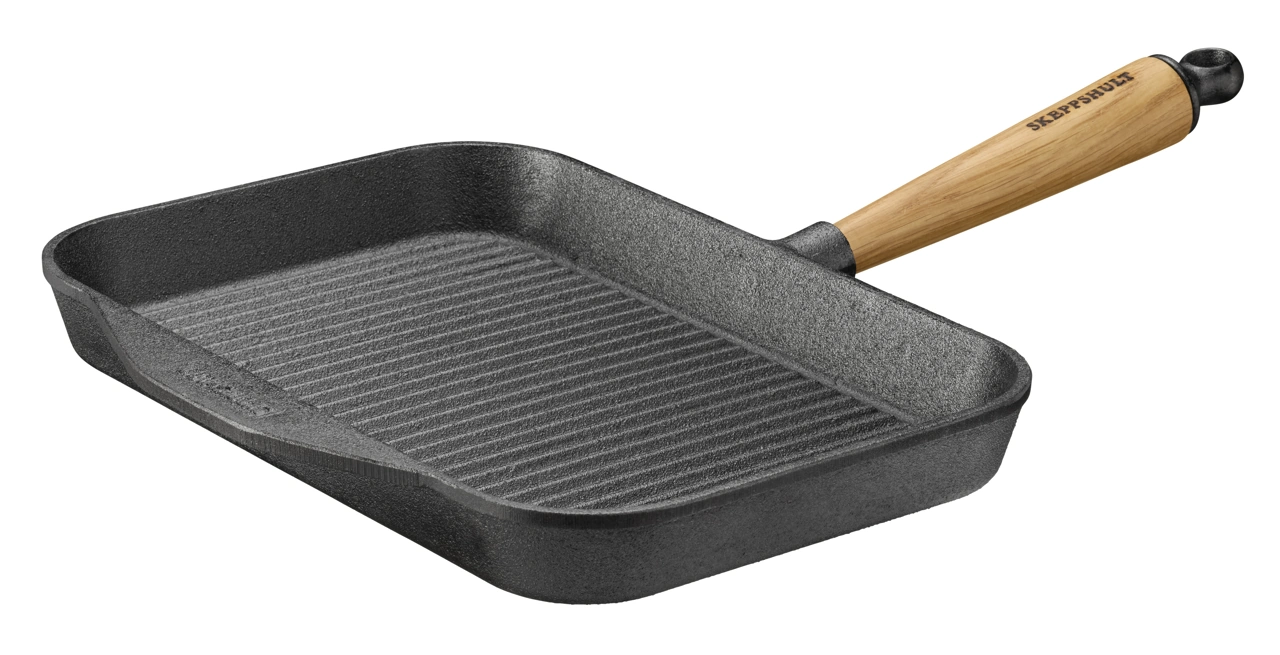 Skeppshult Gusseisen Grillpfanne XL Eiche