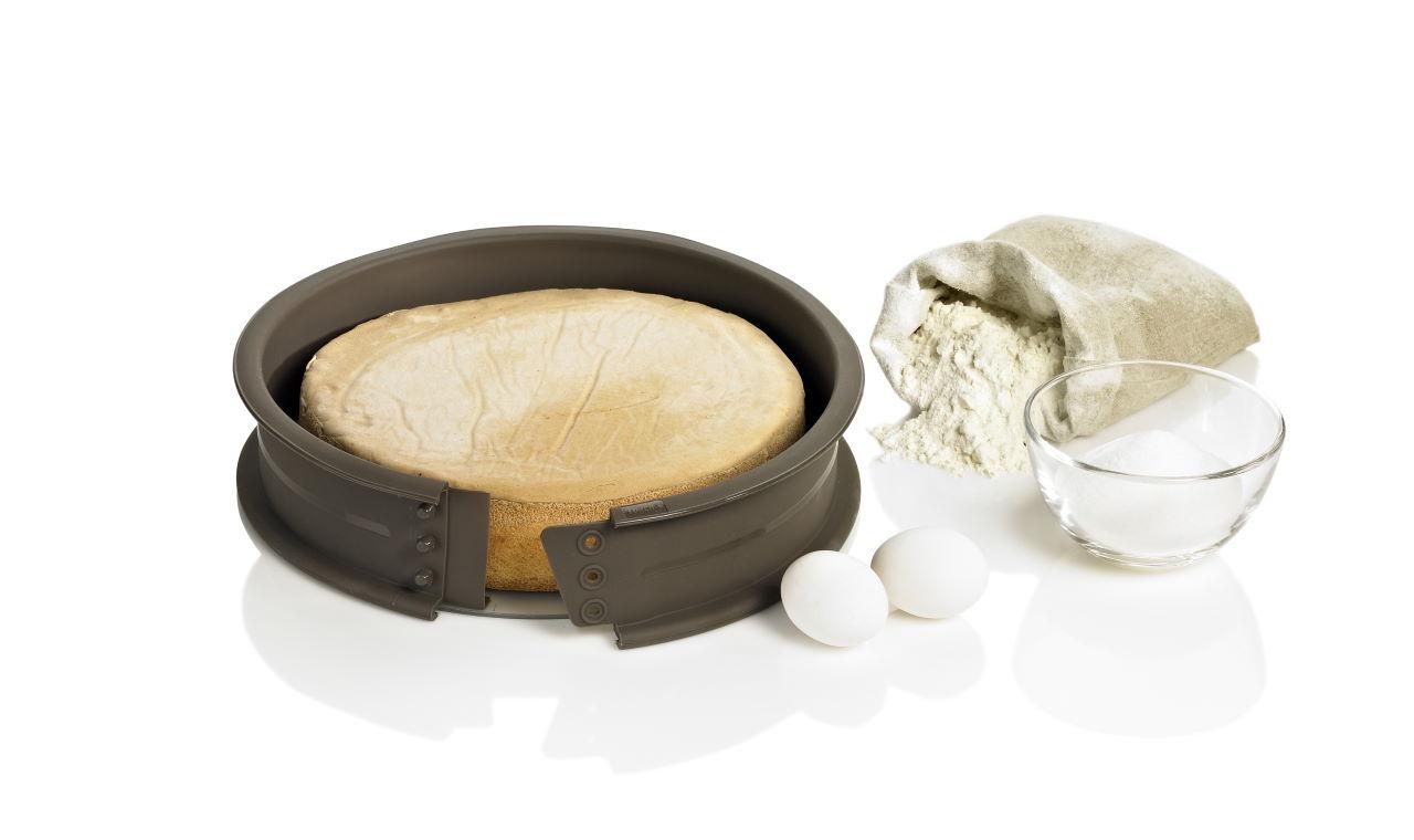 Lurch Silikon Springform mit Glasboden 26 cm 3