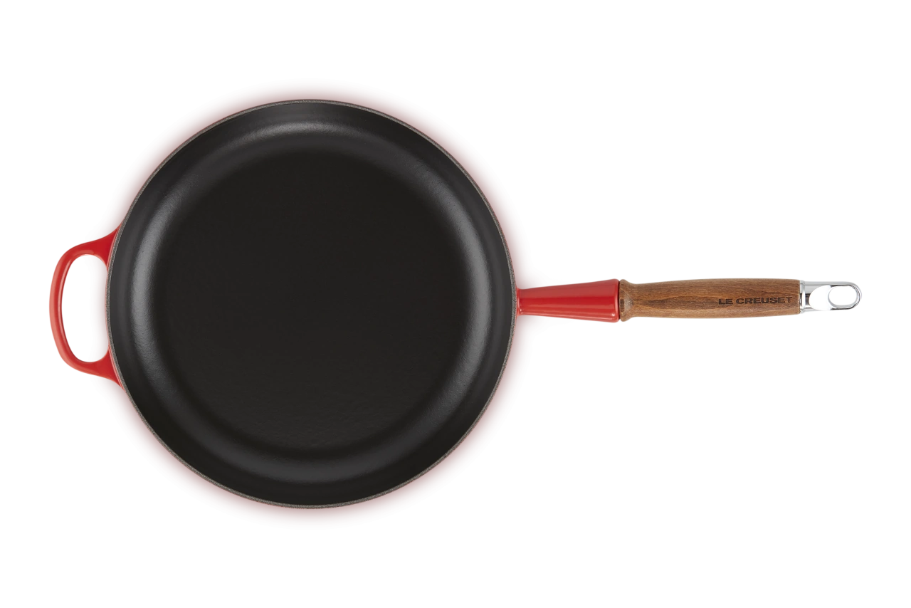 Le Creuset Gusseisen Bratpfanne 28 cm kirschrot kirschrot 2