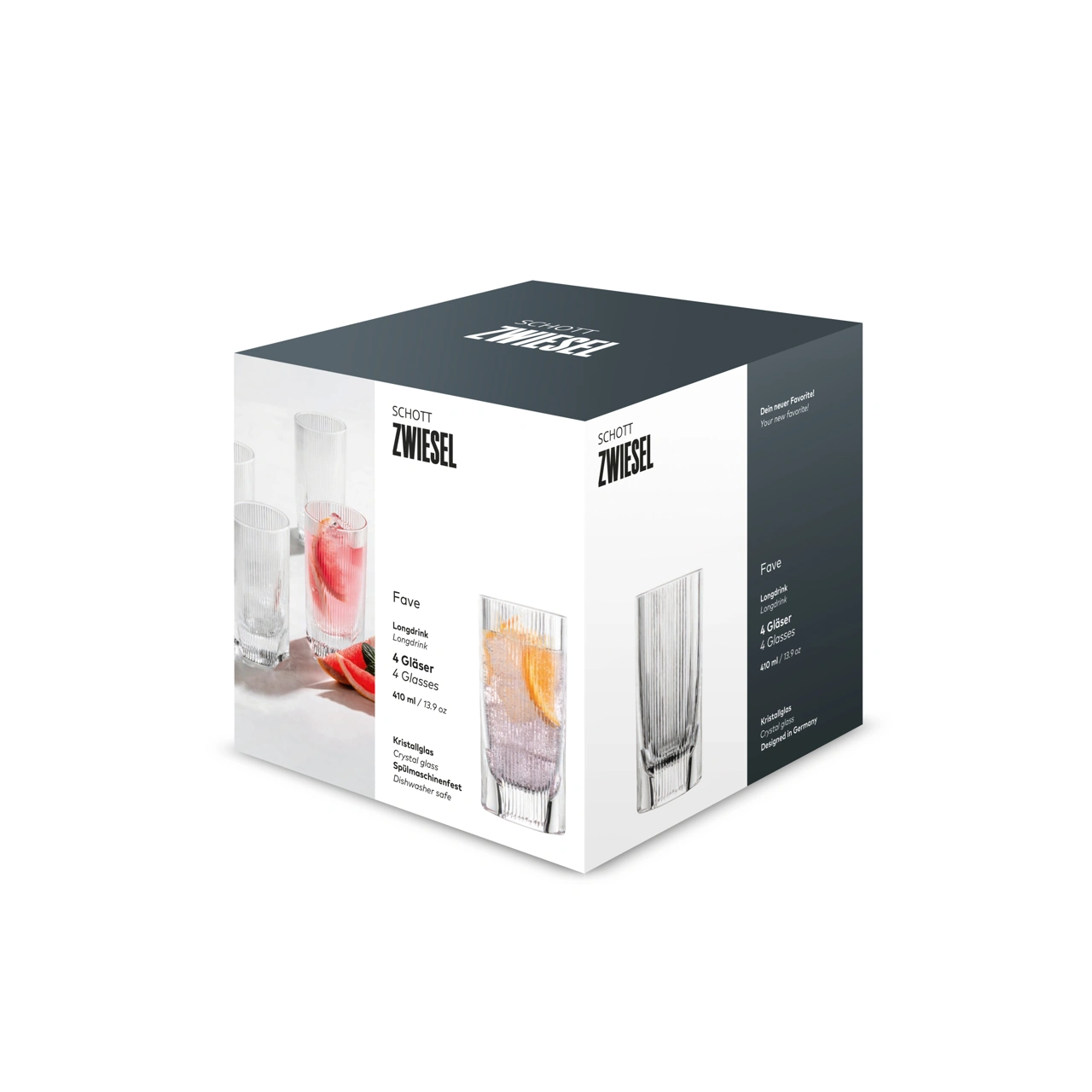 Schott Zwiesel Longdrinkglas Fave 4er Set 6