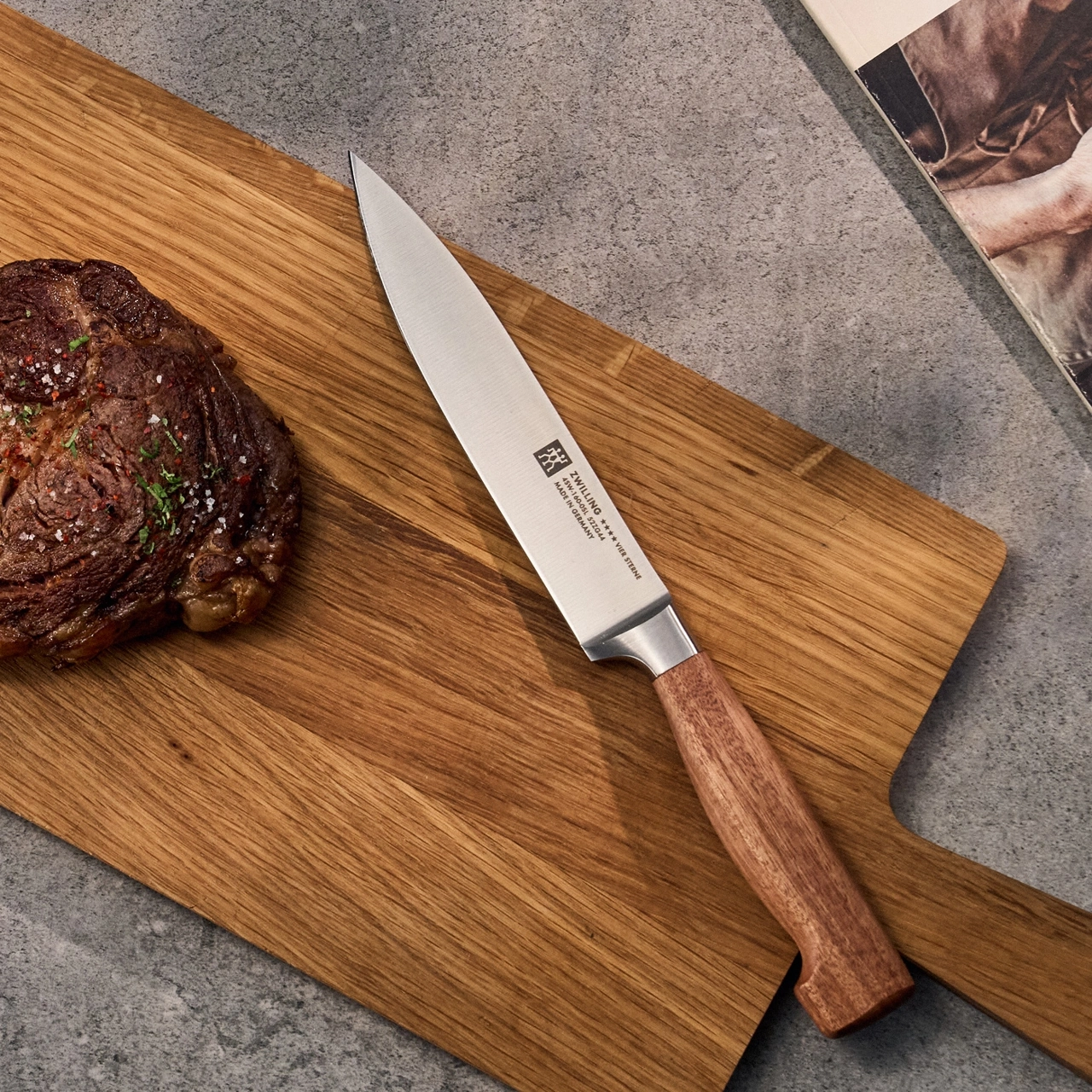 Zwilling Vier Sterne Woods Fleischmesser 16 cm 3