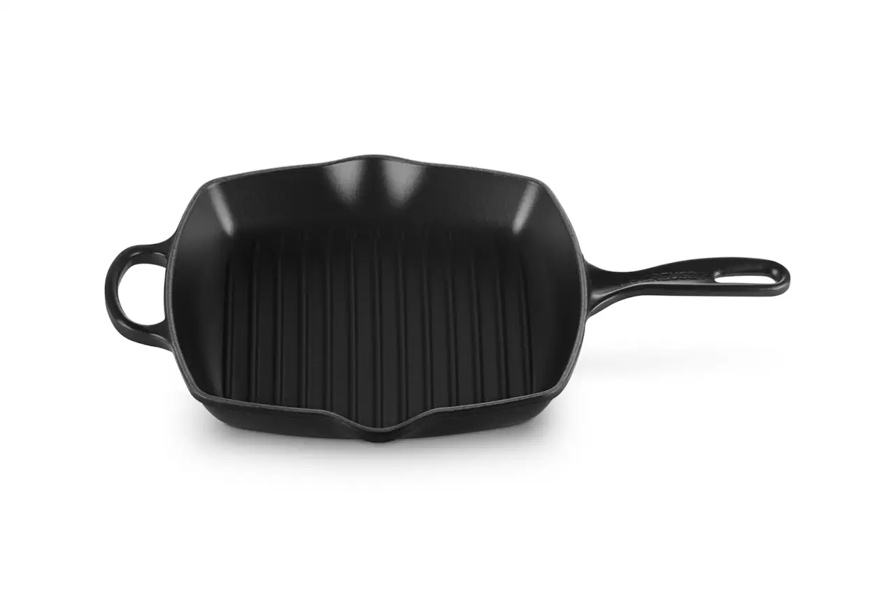 Le Creuset Grillpfanne 26 cm viereckig schwarz 2