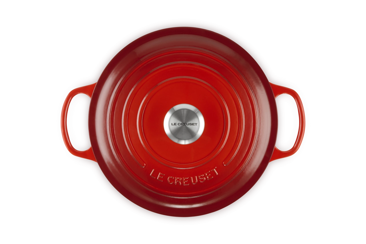 Le Creuset Gusseisen Topf 26 cm kirschrot kirschrot 4