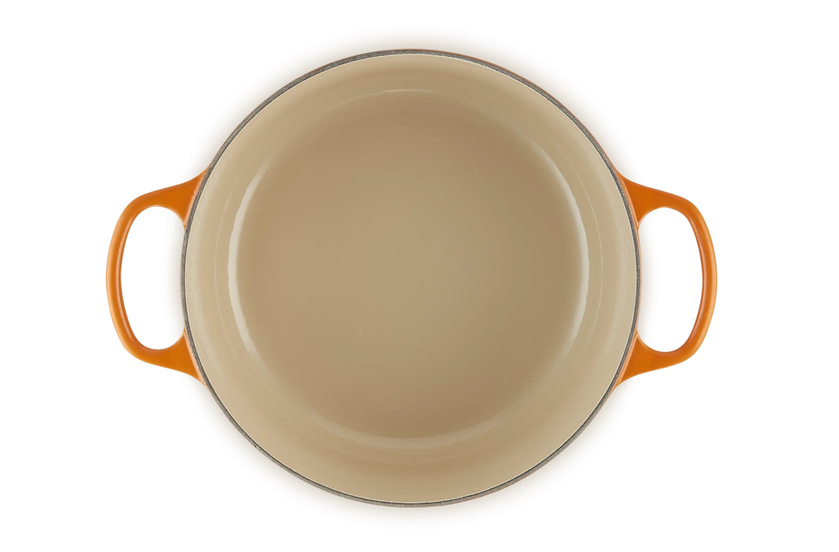 Le Creuset Gusseisen Topf 28 cm ofenrot / orange 6
