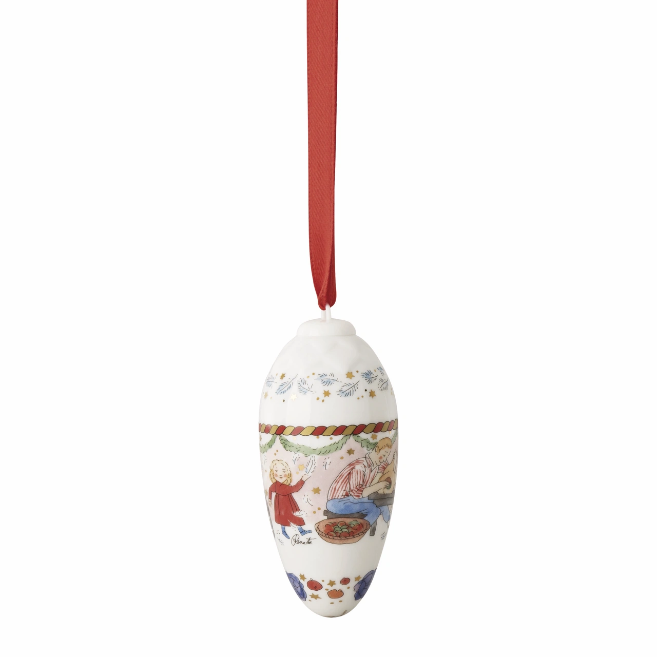Hutschenreuther Weihnachtszapfen Porzellan 3