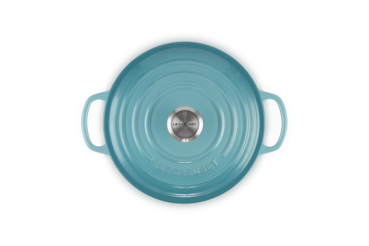 Le Creuset Gusseisen Topf 20 cm karibik / türkis 6