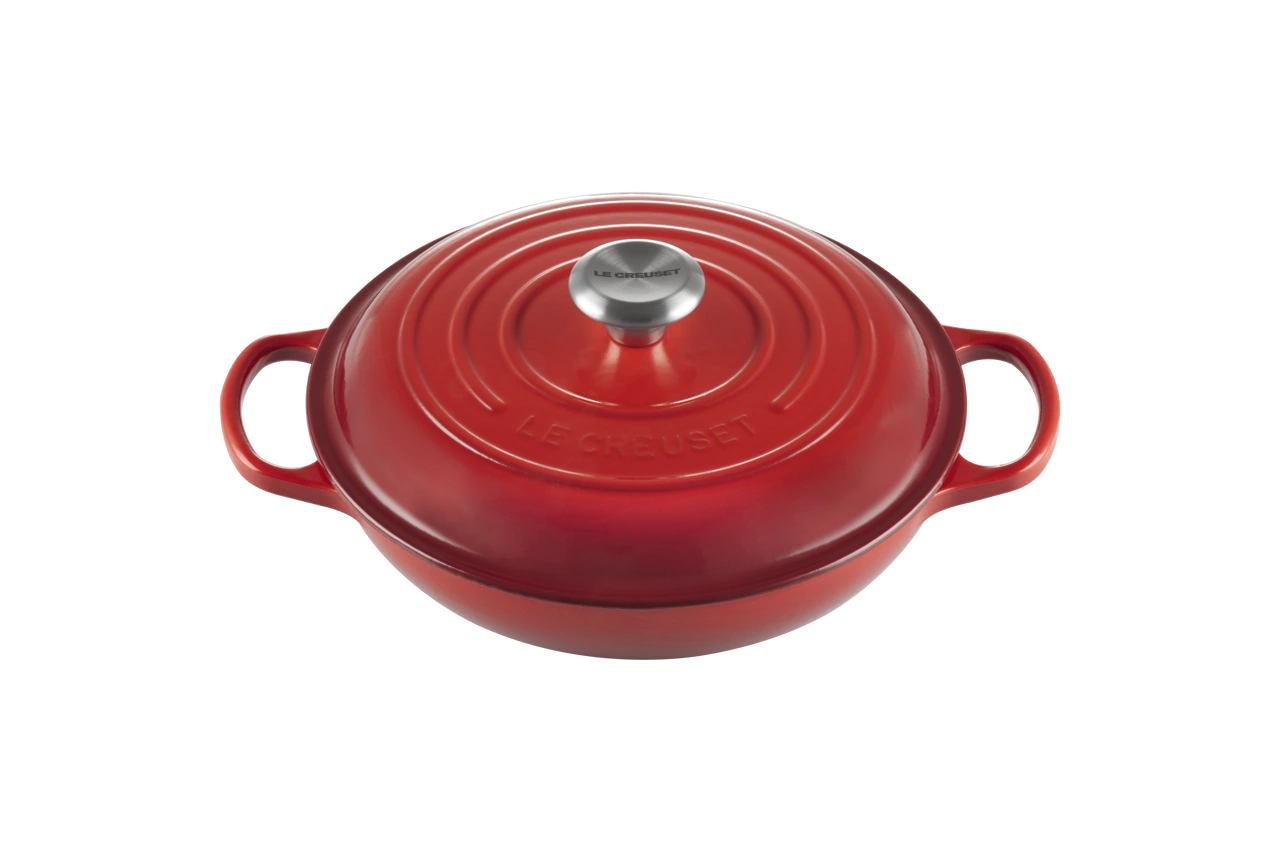 Le Creuset Gusseisen Gourmet Profitopf 26 cm kirschrot kirschrot 2
