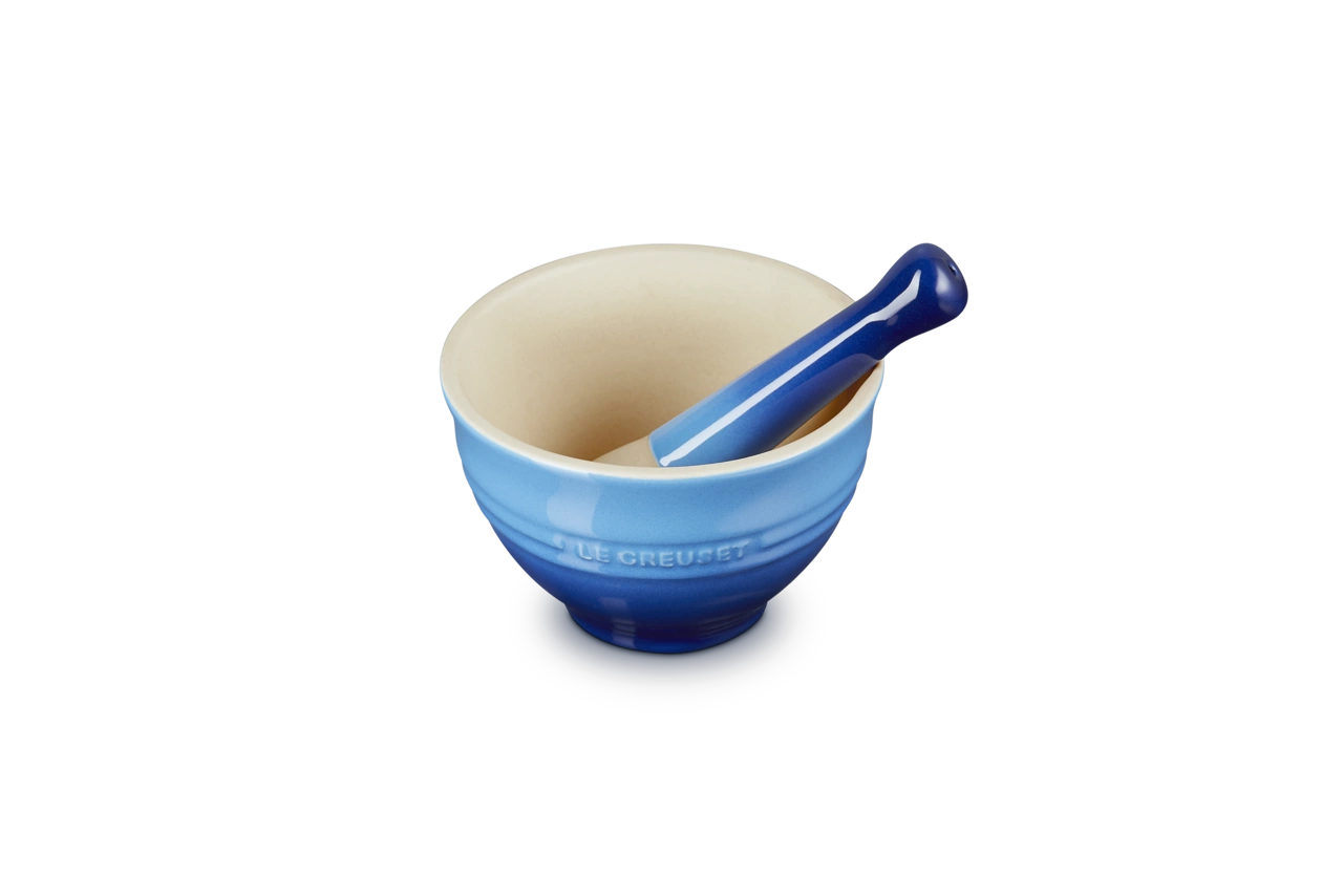 Le Creuset Keramik Mörser azure / blau azure / blau 1