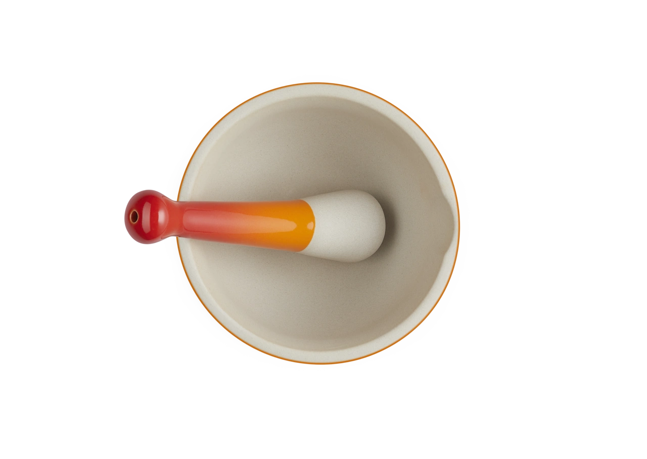 Le Creuset Keramik Mörser ofenrot / orange ofenrot / orange 2
