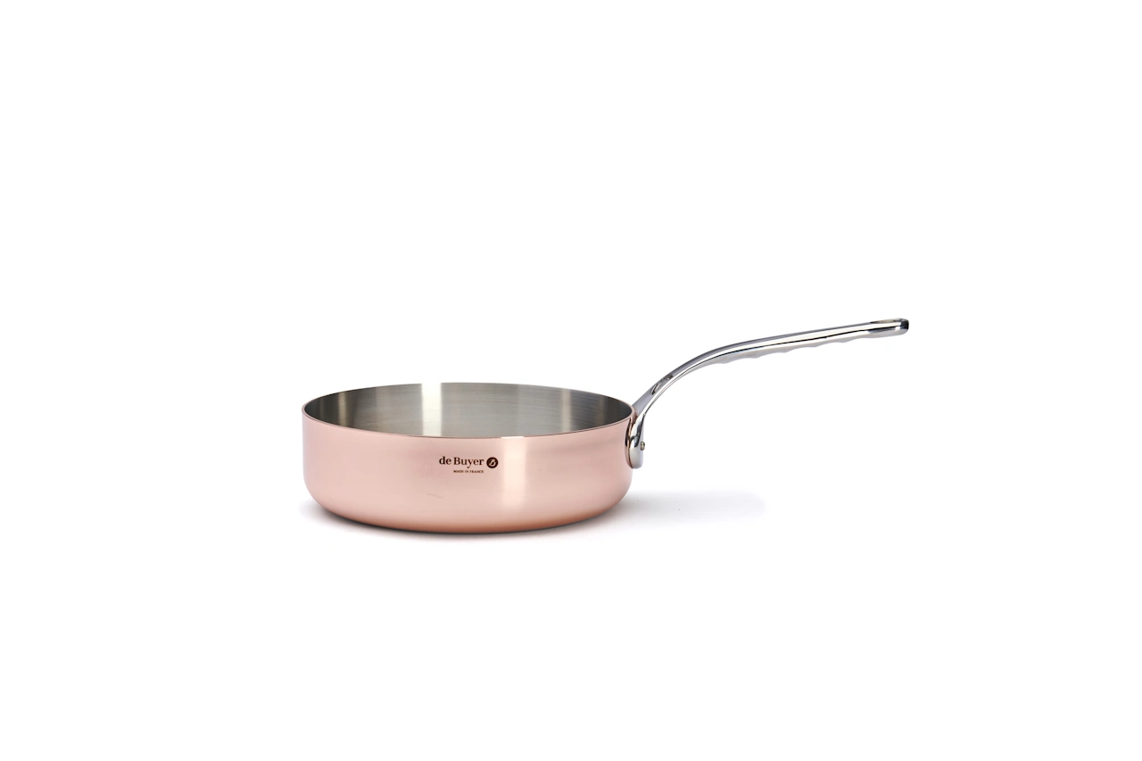 De Buyer Kupfer Sauteuse Induktion 24 cm 3