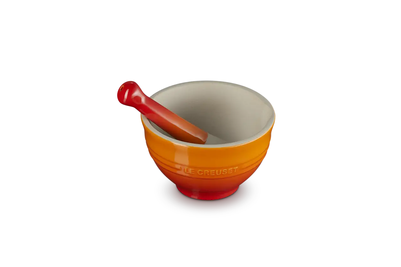 Le Creuset Keramik Mörser ofenrot / orange ofenrot / orange 1