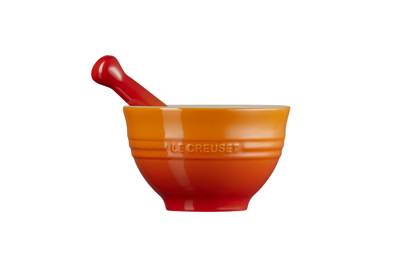 Le Creuset Keramik Mörser ofenrot / orange ofenrot / orange 3
