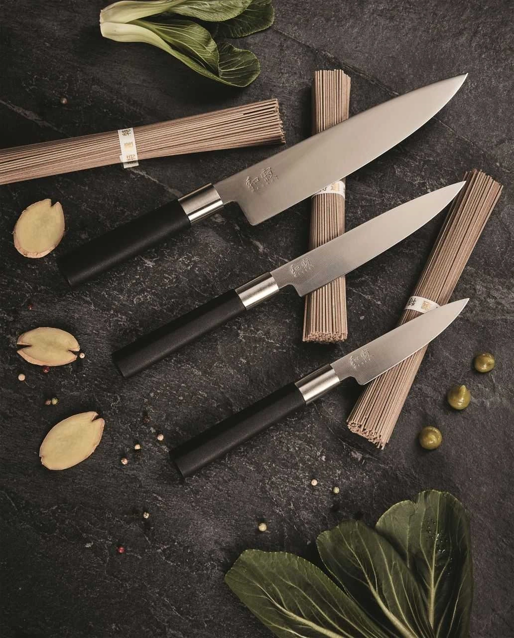 Kai Wasabi Japan Messerset mit Kochmesser 2