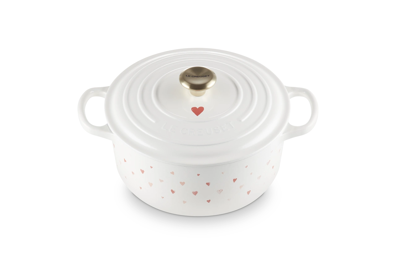 Le Creuset Bräter mit Herzen 22 cm Sonderedition 2