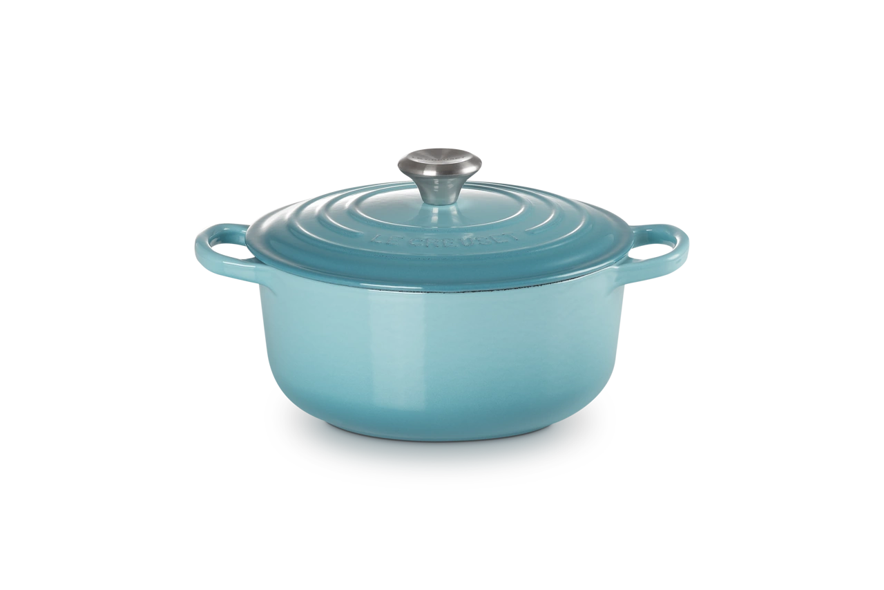 Le Creuset Gusseisen Topf 20 cm karibik / türkis 4