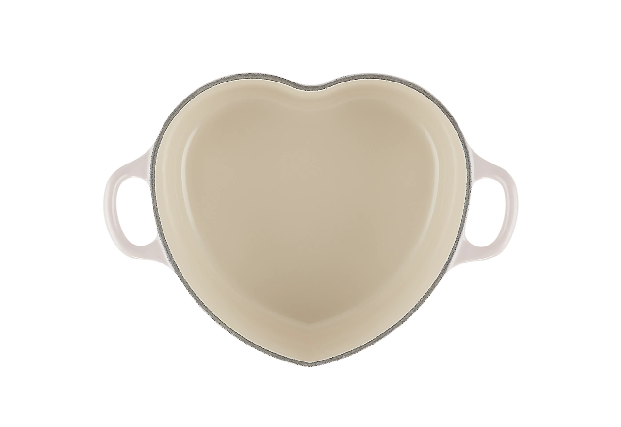 Le Creuset Gusseisen Herzbräter shell pink / rosa | shell pink / rosa