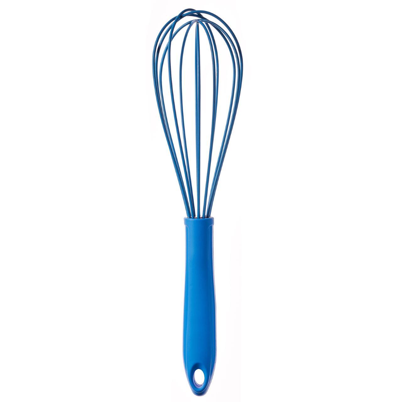 Kochblume Silikon Schneebesen L blau 1
