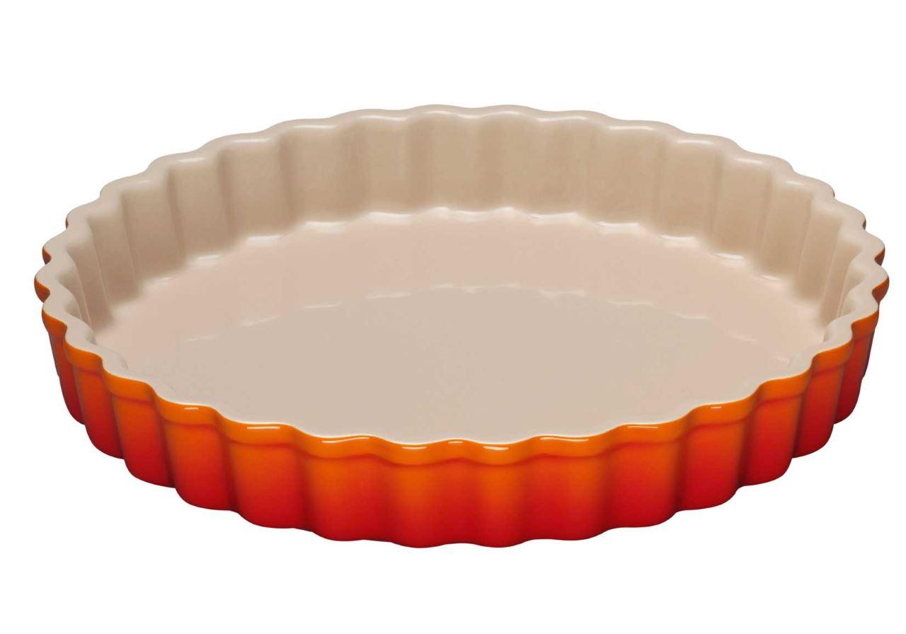 Le Creuset Tarte Form 28 cm ofenrot / orange 1