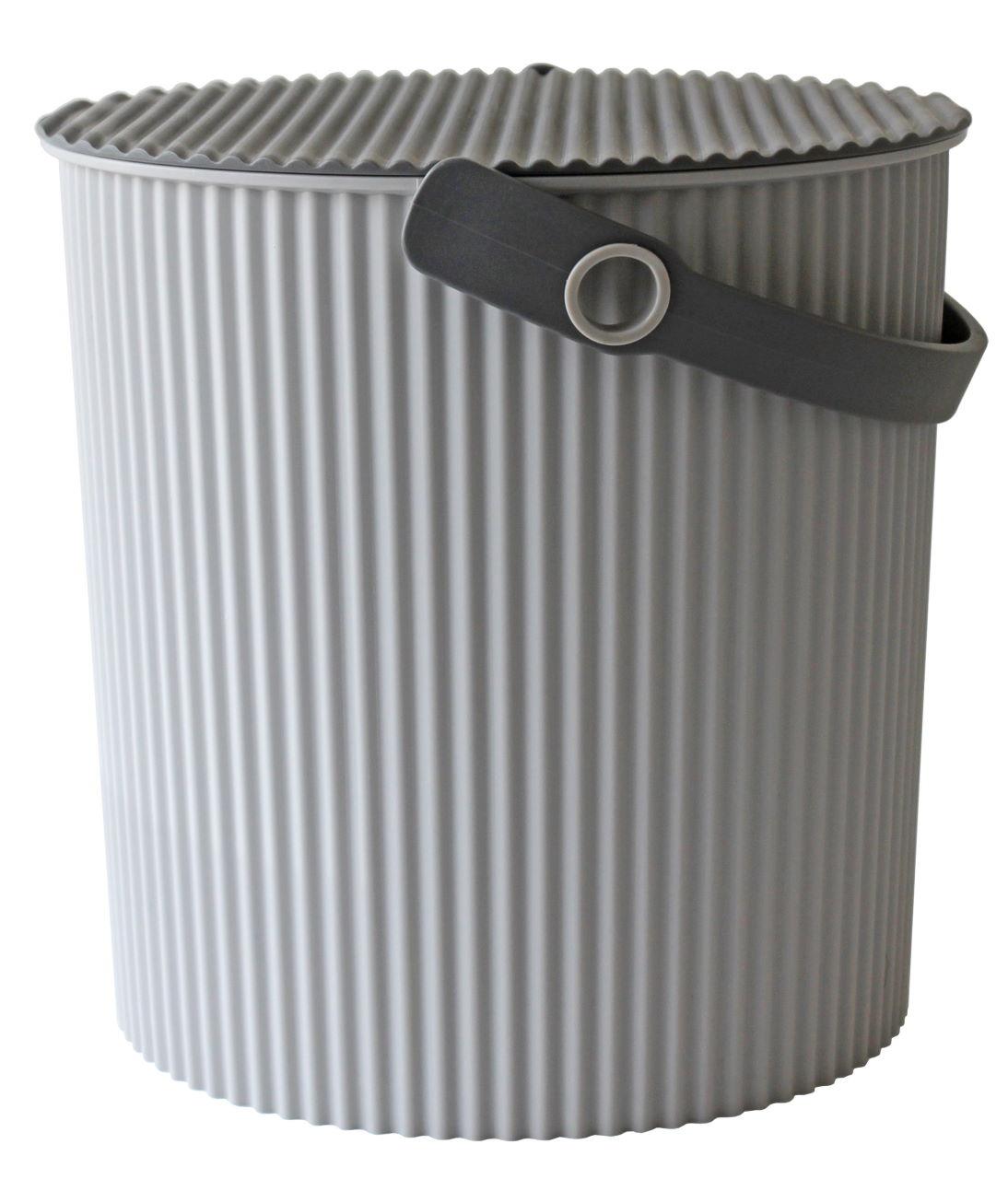Hachiman Eimer 10 Liter grau / Griff und Deckel dunkelgrau 1