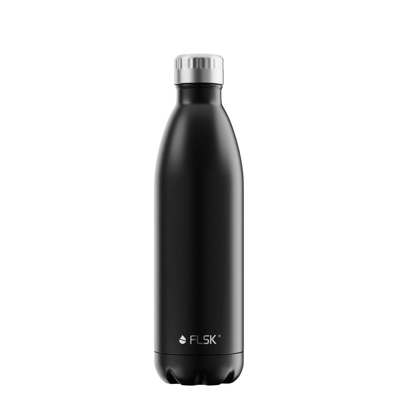 FLSK Trinkflasche / Isolierflasche 0,75 l schwarz schwarz 1