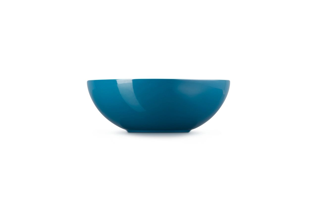 Le Creuset Keramik Salatschüssel 24 cm deep teal deep teal / grünblau 3