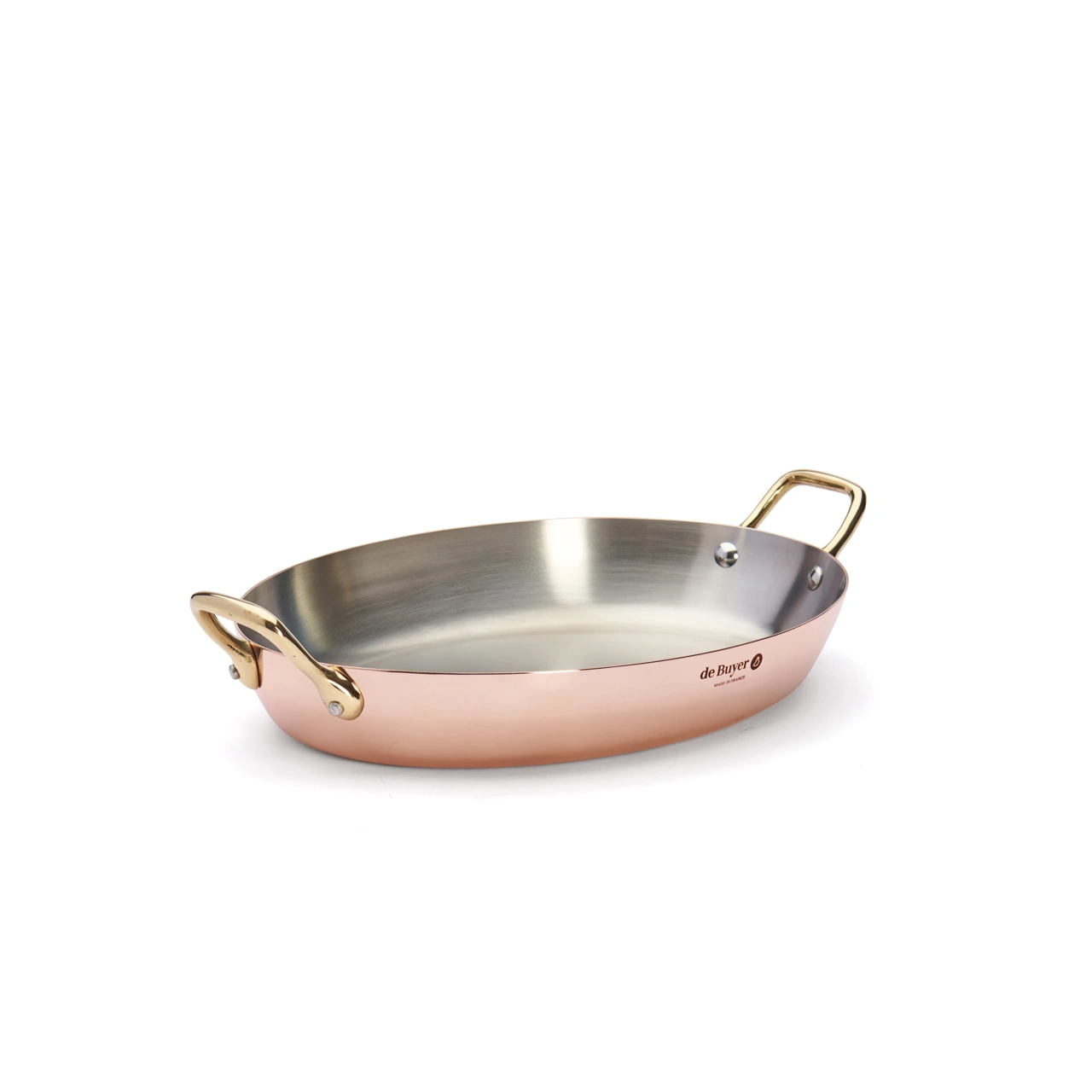 De Buyer Kupfer Bratpfanne 32 cm oval 2