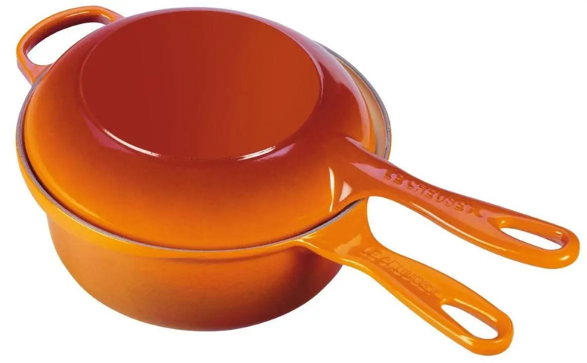 Le Creuset Marmitout 2 in 1 Topf 22 cm ofenrot 2