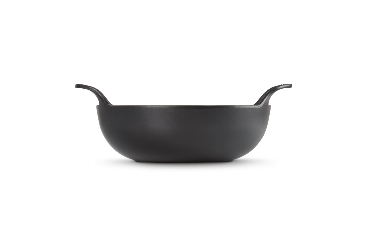 Le Creuset Gusseisen Topf Balti Dish 24 cm schwarz schwarz 3