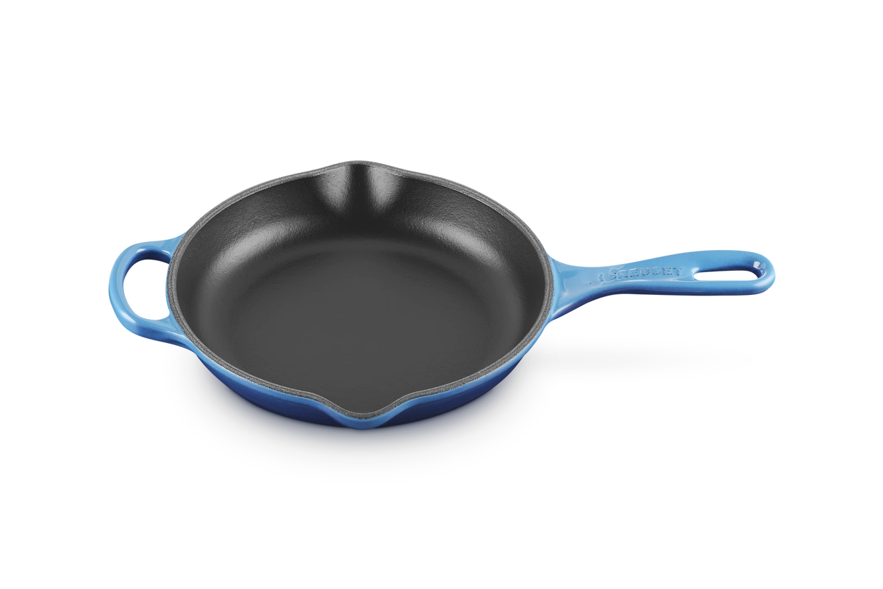 Le Creuset Gusseisen Brat- & Servierpfanne 23 cm azure azure / blau 1