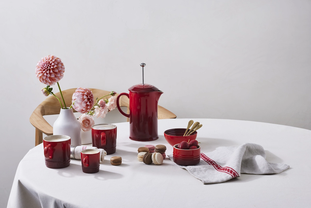 Le Creuset Keramik Becher 2er Set matt schwarz matt schwarz 6